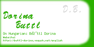 dorina buttl business card